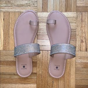 Rhinestone sandal